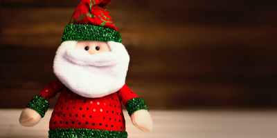 santa claus plush toy