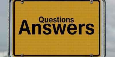 questions answers signage