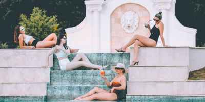 vacation people woman art