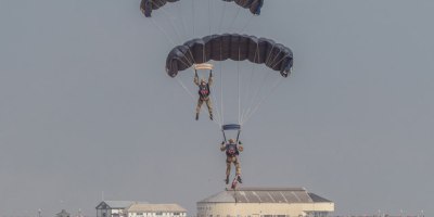 Parachute Jump, Clacton Air Show, Essex