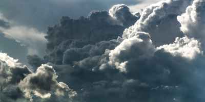 grey white clouds
