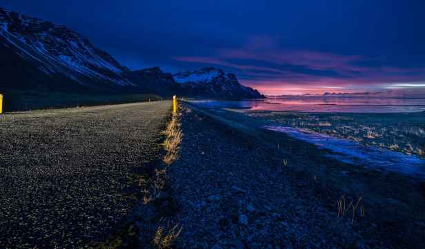 beach countryside dawn dusk